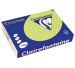 Clairefontaine Trophée Pastel, papier couleur, A4, 160 g, 250 feuilles, vert golf