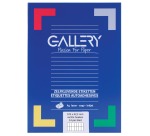 Gallery witte etiketten ft 105 x 42,3 mm (b x h), rechte hoeken, doos van 1.400 etiketten
