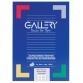 Gallery witte etiketten ft 105 x 42,3 mm (b x h), rechte hoeken, doos van 1.400 etiketten