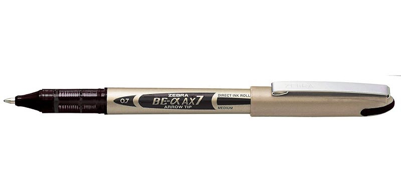 ZEBRA rollerball AX-7, 0.7 mm, black