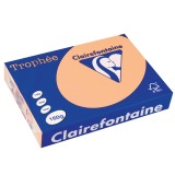 Clairefontaine Trophée Pastel, papier couleur, A4, 160 g, 250 feuilles, saumon