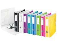 Lever arch file coated Active Wow A4 maxi - 8 cm spine assorted colors