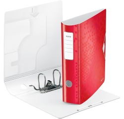 Leitz WOW classeur à levier Active, dos de 8,2 cm, rouge
