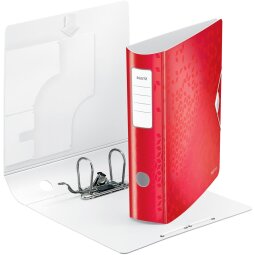 Leitz WOW classeur à levier Active, dos de 8,2 cm, rouge