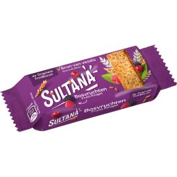 Sultana Fruitbiscuits Bosvruchten, 43 g