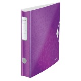 Leitz WOW ordner Active rug van 6,5 cm, paars