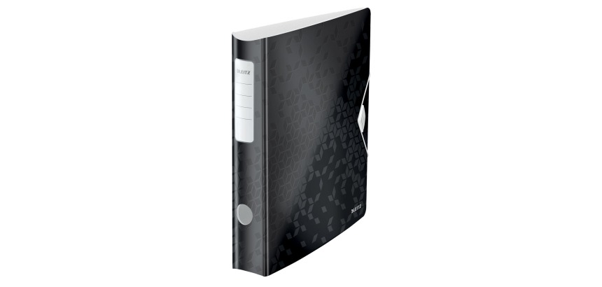 Leitz WOW Active lever arch file, spine 6.5 cm, black