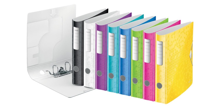 Leitz WOW classeur à levier Active, couleurs assorties, dos de 6,5 cm