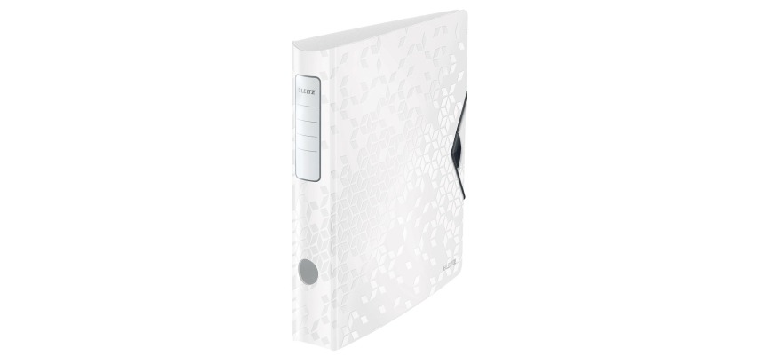 Leitz WOW Active lever arch file, 6.5 cm spine, white