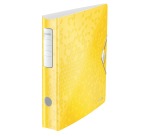 Leitz WOW classeur à levier Active, dos de 6,5 cm, jaune