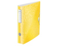 Leitz WOW classeur à levier Active, dos de 6,5 cm, jaune