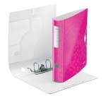 Leitz WOW classeur à levier Active, dos de 6,5 cm, rose