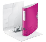 Leitz WOW classeur à levier Active, dos de 6,5 cm, rose