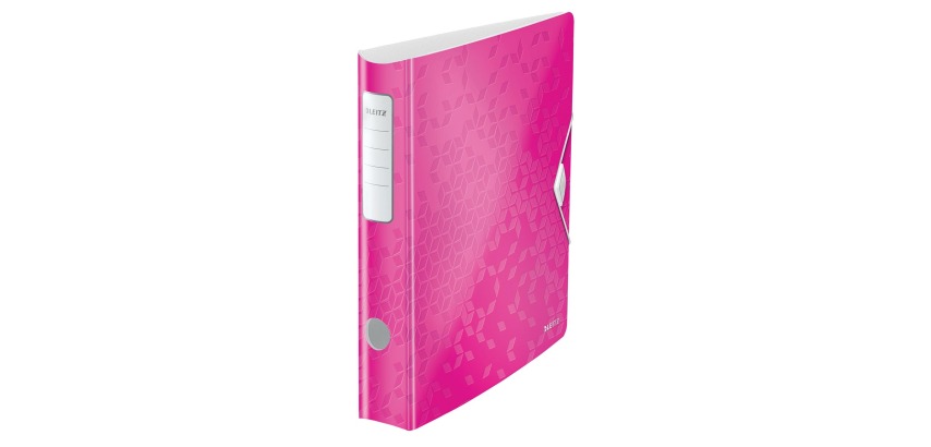 Leitz WOW classeur à levier Active, dos de 6,5 cm, rose