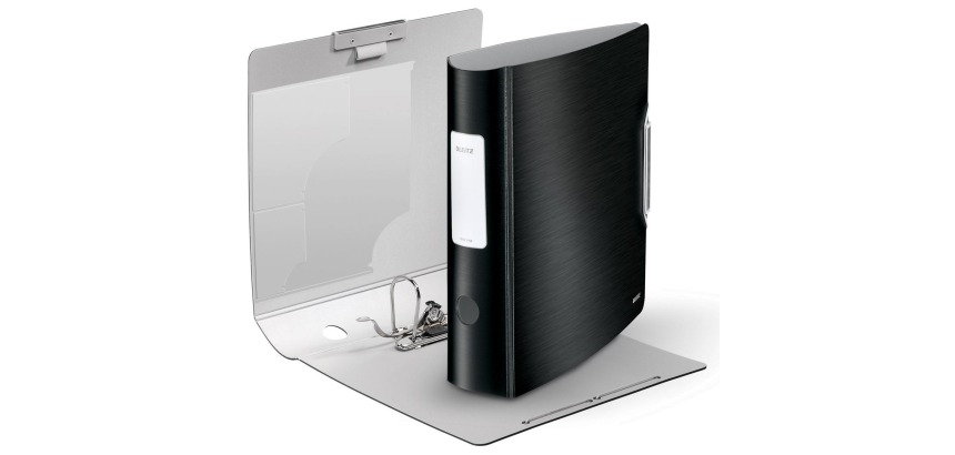 Leitz Ordner Active Style rug van 7,5 cm, satijnzwart