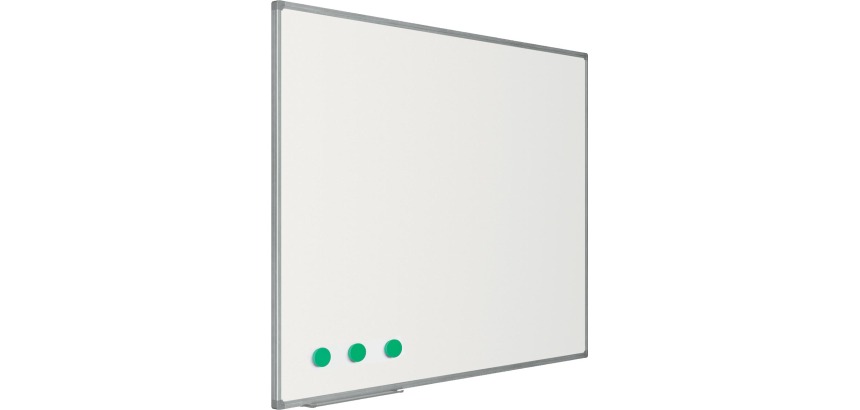 Smit Visual whiteboard, emaille, magnetisch, 90 x 60 cm