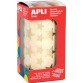 Apli Kids stickers op rol, ster, 2360 stuks, metallic goud