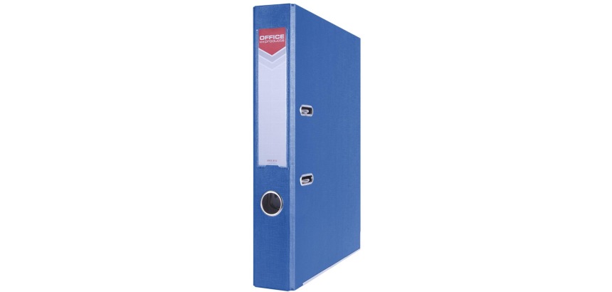 OFFICE products binder, for A4, cardboard, 5.5 cm spine, blue