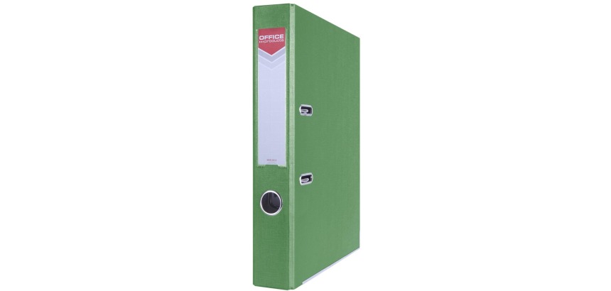 OFFICE products binder, for A4, cardboard, spine of 5.5 cm, green