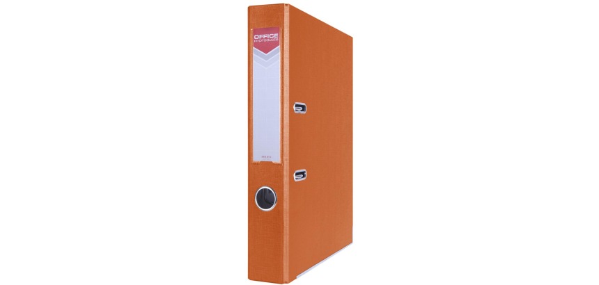 OFFICE products Ordner, für A4, aus Karton, Rückenbreite 5,5 cm, orange