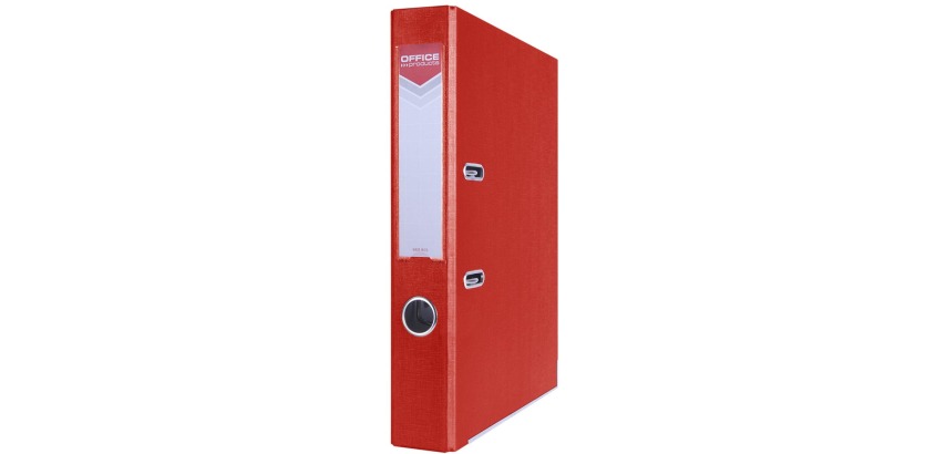 OFFICE products binder, for A4, cardboard, 5.5 cm spine, red