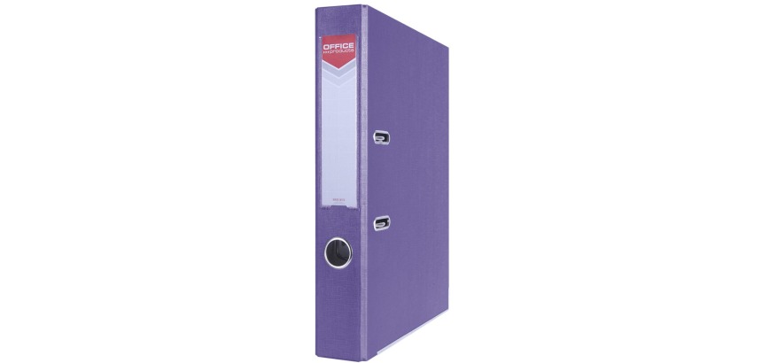 OFFICE products binder, for A4, cardboard, 5.5 cm spine, purple