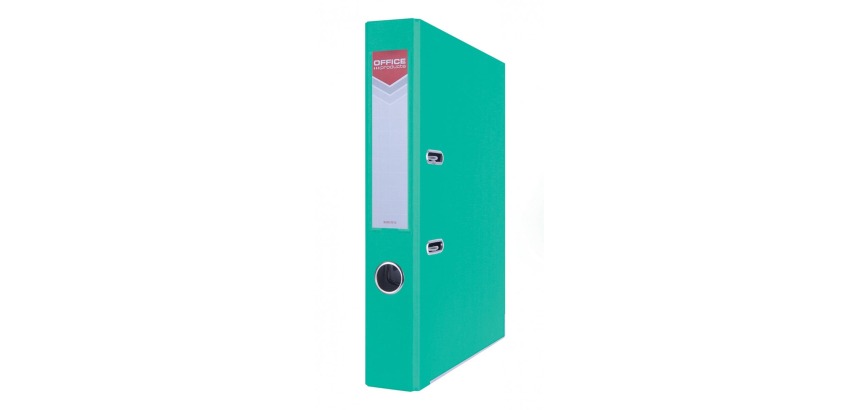 OFFICE products ordner, voor A4, uit karton, rug van 5,5 cm, turquoise