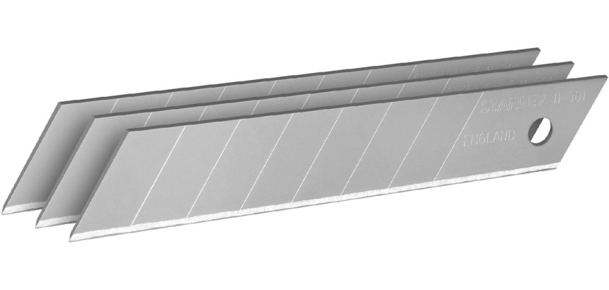 Stanley vervangmesjes voor cutter 18 mm, doosje van 10 stuks