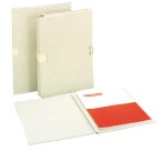 Esselte uitschuifbare map, linnen, beige