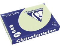 Clairefontaine Trophée Pastel, gekleurd papier, A3, 160 g, 250 vel, golfgroen