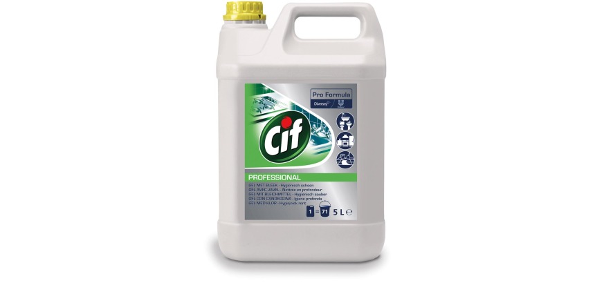 Cif Professional détergent universel avec javel, bouteille de 5 l
