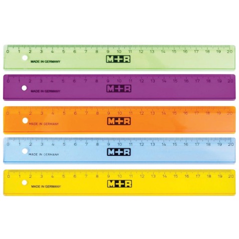 M+R latte, en plastique, en couleurs assorties, 20 cm