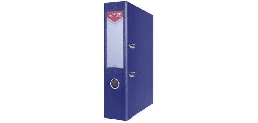 OFFICE products classeur, pour A4, en carton, dos de 7,5 cm, bleu foncé