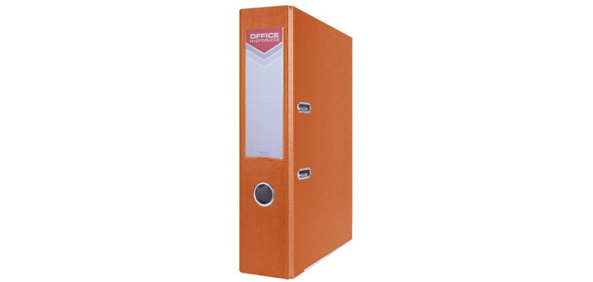 OFFICE products ordner, voor A4, uit karton, rug van 7,5 cm, oranje