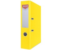 OFFICE products binder, for A4, cardboard, 7.5 cm spine, yellow
