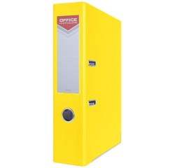 OFFICE products classeur, pour A4, en carton, dos de 7,5 cm, jaune