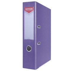 OFFICE products Ordner, für A4, aus Karton, Rückenbreite 7,5 cm, violett