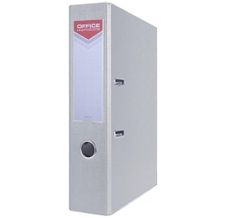 OFFICE products Ordner, für A4, aus Karton, Rücken 7,5 cm, grau