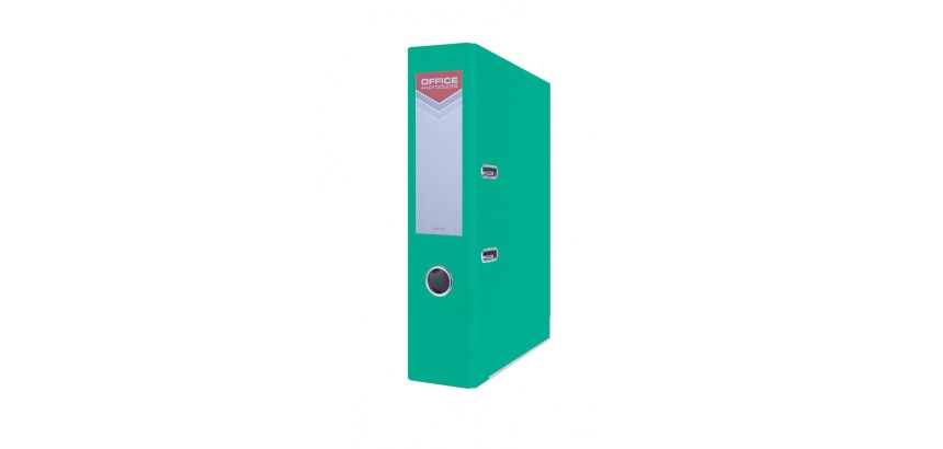 OFFICE products binder, for A4, cardboard, 7.5 cm spine, turquoise