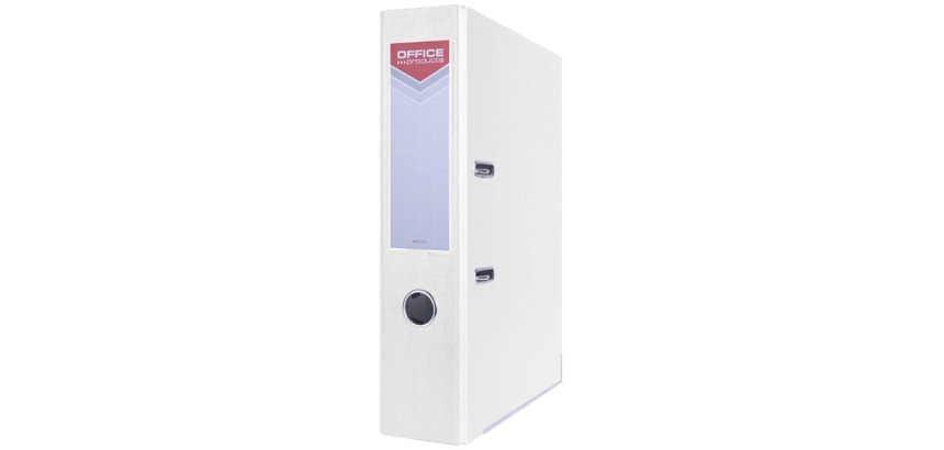 OFFICE products classeur, pour A4, en carton, dos de 7,5 cm, blanc