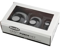 Creativ Company perforatrices fantaisie, cercle, set de 3 pièces (25 - 49 - 75 mm)