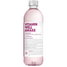 Vitamin Well eau vitaminée Awake, 500 ml, paquet de 12