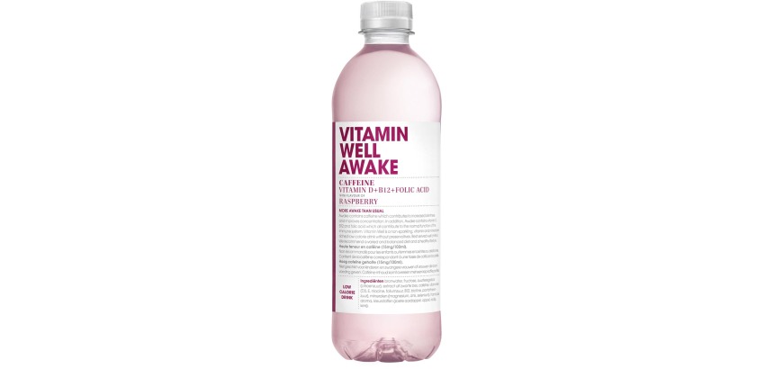 Vitamin Well vitaminewater Awake, 500 ml, pak van 12