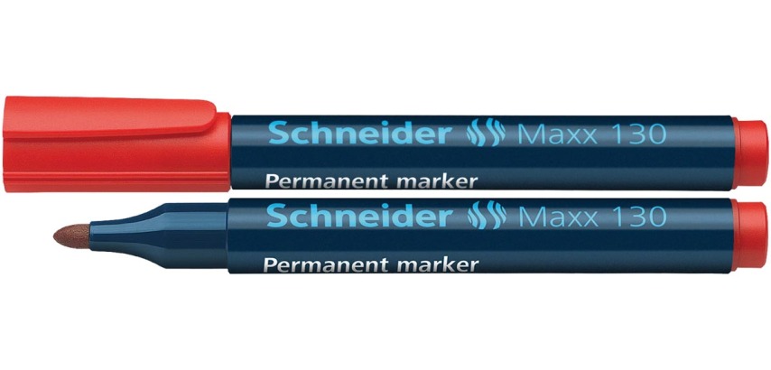 Schneider Maxx 130 bullet tip marker 1-3mm red