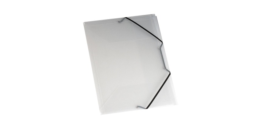 Viquel folder with flaps and elastic Propyglass crystal