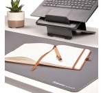 Fellowes Breyta tapis de bureau et tapis de souris, ft 80 x 40 cm, gris