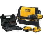 Stanley Fatmax tournevis 18V, avec 2 batteries, softbag et set accessoires de 50 pièces