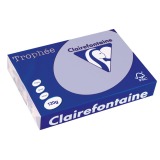 Clairefontaine Trophée Pastel, papier couleur, A4, 120 g, 250 feuilles, lavande
