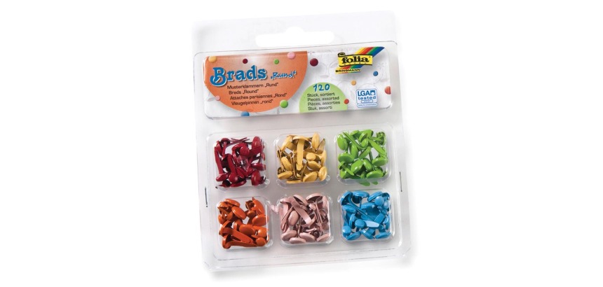 Folia Round Decorative Parisian Fasteners