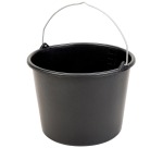 Seau, 12 litres, noir